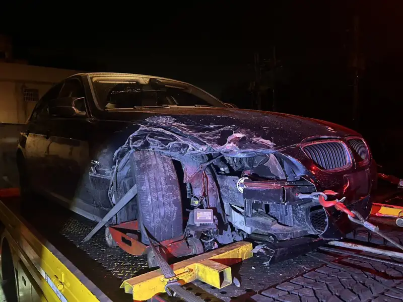 國八安定段變換車道不當釀事故一傷