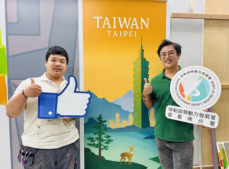 雲嘉南分署培訓選手洪錦瑋奪金　勇冠2025亞洲技能競賽漆作裝潢職類