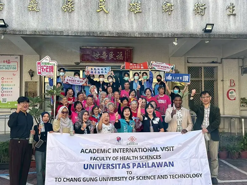 嘉縣公共衛生國際交流 長庚科大偕印尼、美國學者參訪民雄衛生所