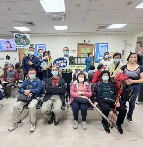 守護長輩與市民安全  交通宣導走進醫院