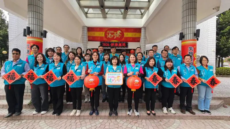 春節佈置結合2026台灣燈會　嘉縣衛生所展現嶄新氣象