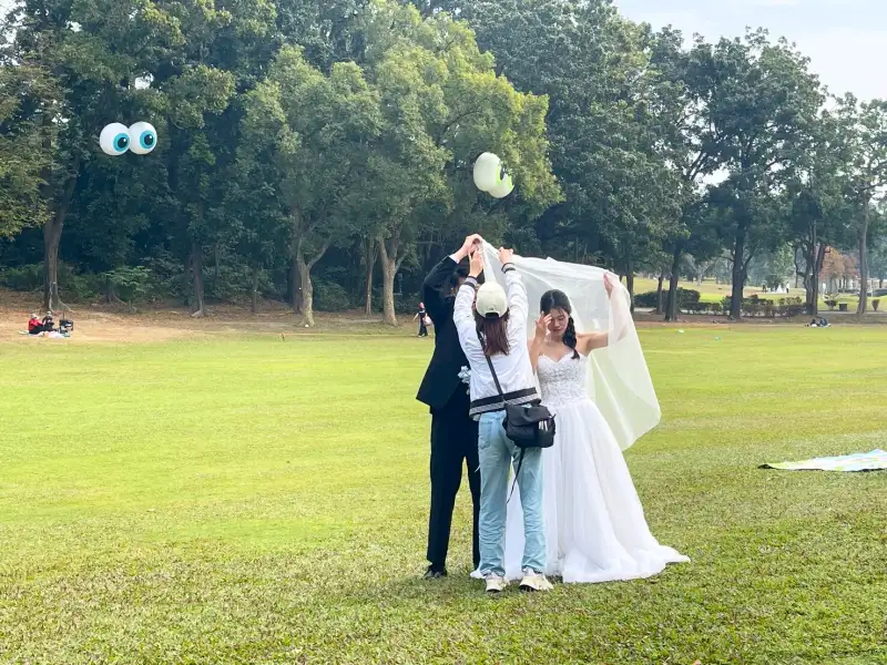 幸福綠意映愛情 高雄果嶺自然公園成婚紗取景熱點