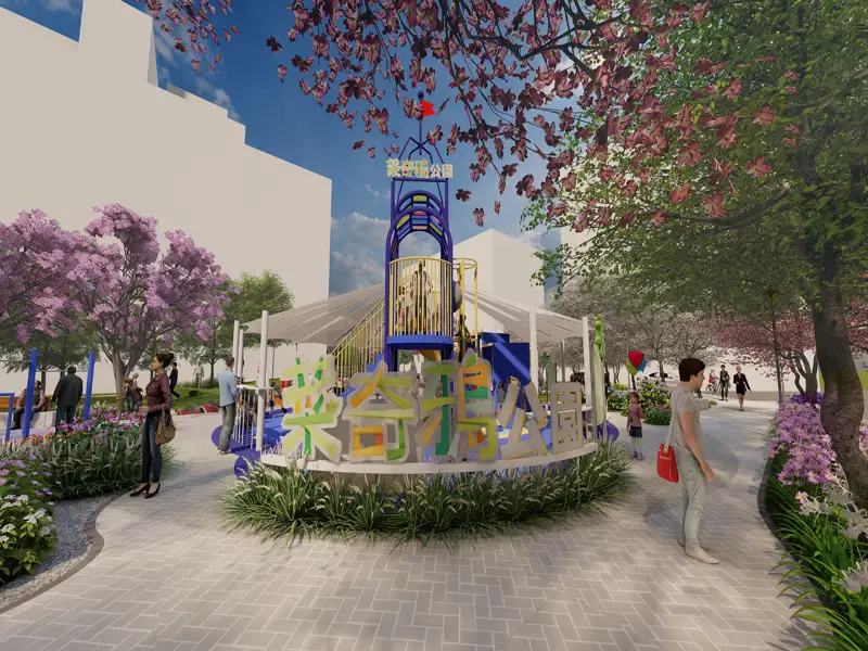 台中舊城翻轉！中央市場變身共融藝術公園