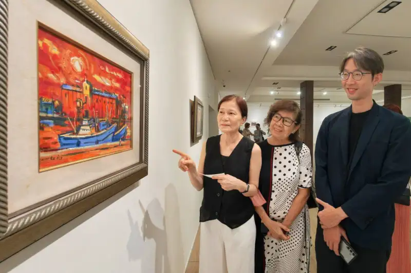 董日福《竭盡此生》畫展開幕　以畫筆重現台南運河百年風華　用藝術喚醒城市共同記憶