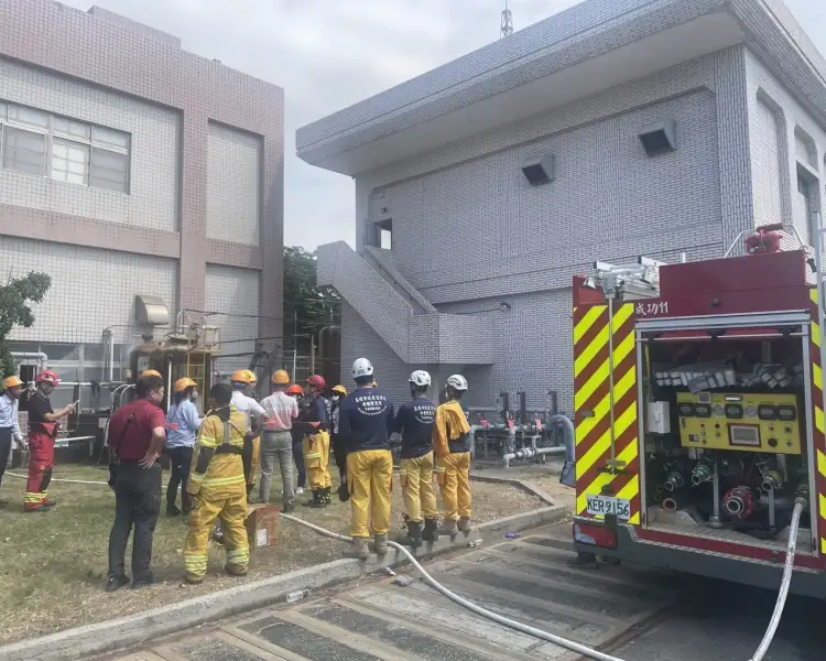 南部火力發電廠爆工安意外  55歲工人墜鹽酸槽共11人送醫