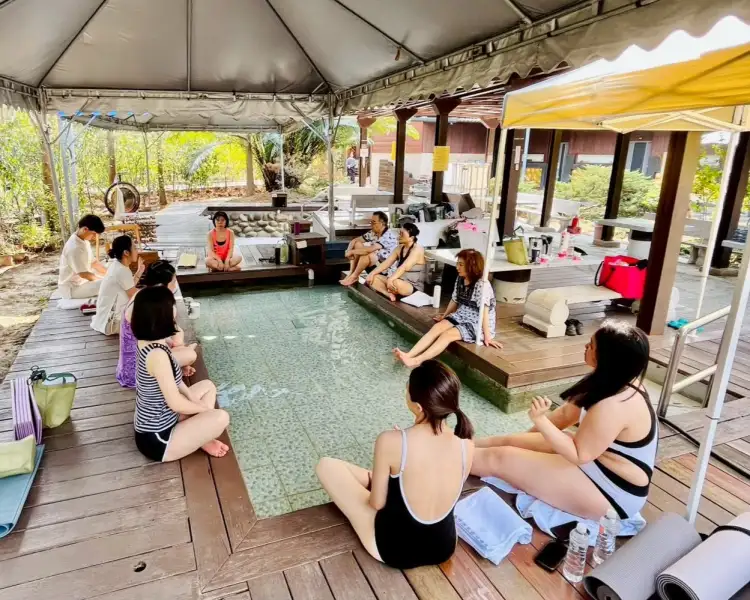 山林裡泡湯聽頌缽  龜丹溫泉打造台南秋冬慢旅行